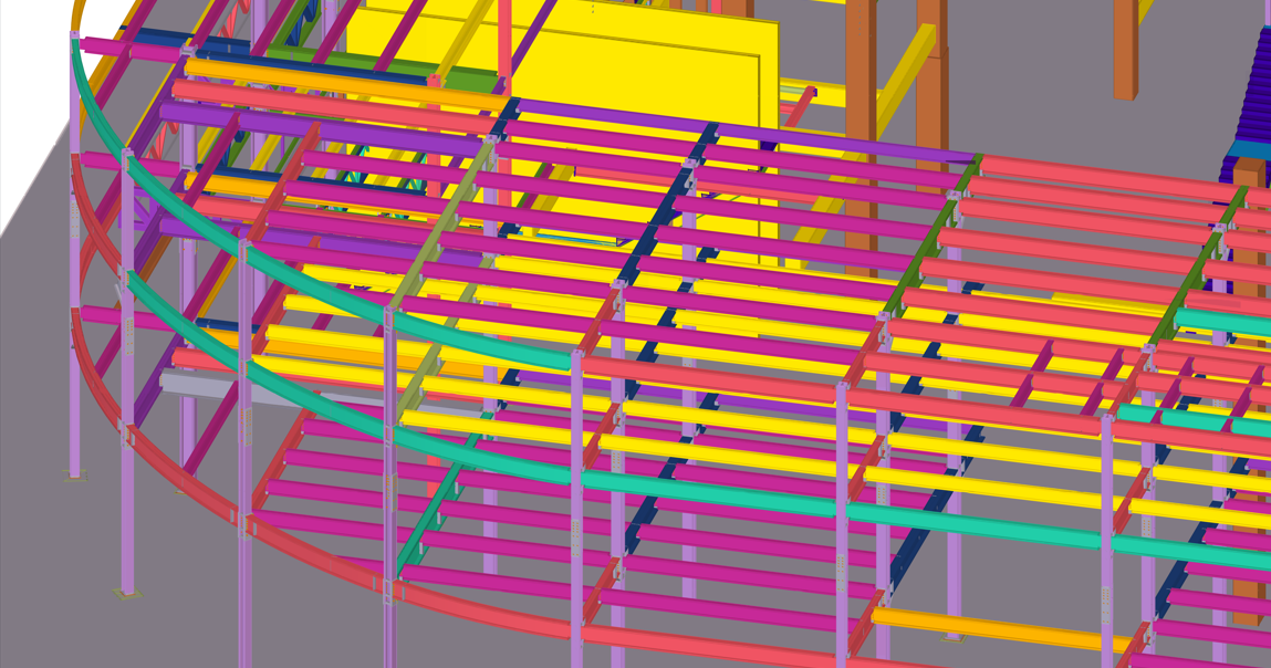 Curved Steel Structure